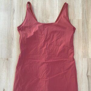 Nike Dark Pink Tennis Golf Dress Skort tank top Womens Large athletic